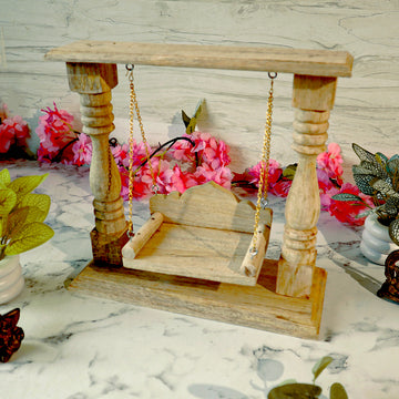 Wooden Kanha ji Ganpati Ji Jhoola A